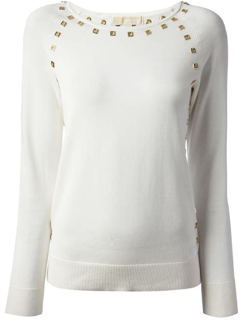 michael kors sweater weiß|Michael Kors sweaters outlet.